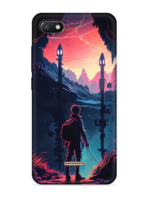 Cgs Artwork Embossed Soft Silicone Case for Xiaomi Redmi 6A