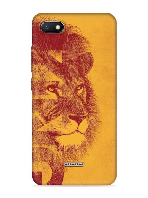 Gold Lion Crown Art Embossed Soft Silicone Case for Xiaomi Redmi 6A Zapvi