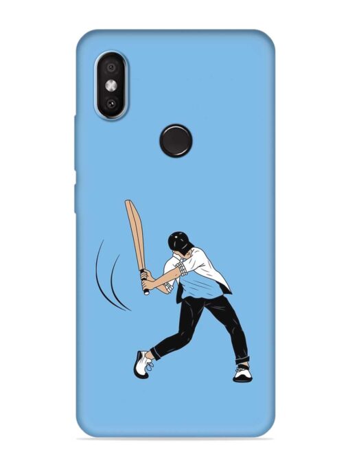 Cricket Gully Boy Embossed Soft Silicone Case for Xiaomi Redmi 6 Pro Zapvi