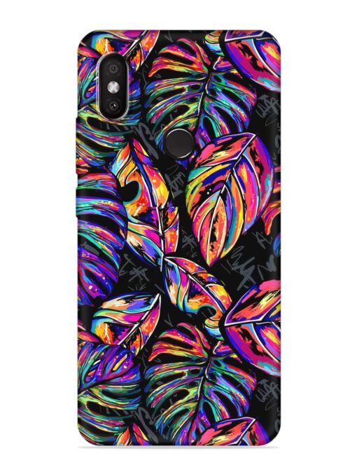 Tropical Seamless Vector Embossed Soft Silicone Case for Xiaomi Redmi 6 Pro Zapvi