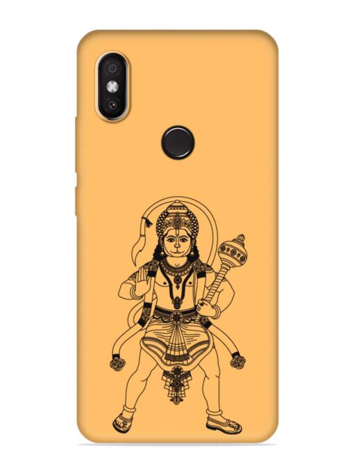 Indian God Hanuman Embossed Soft Silicone Case for Xiaomi Redmi 6 Pro Zapvi