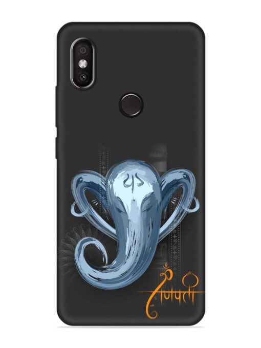 Illustration Lord Ganpati Embossed Soft Silicone Case for Xiaomi Redmi 6 Pro Zapvi