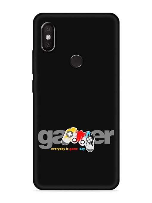 Gamer Everyday Game Embossed Soft Silicone Case for Xiaomi Redmi 6 Pro Zapvi