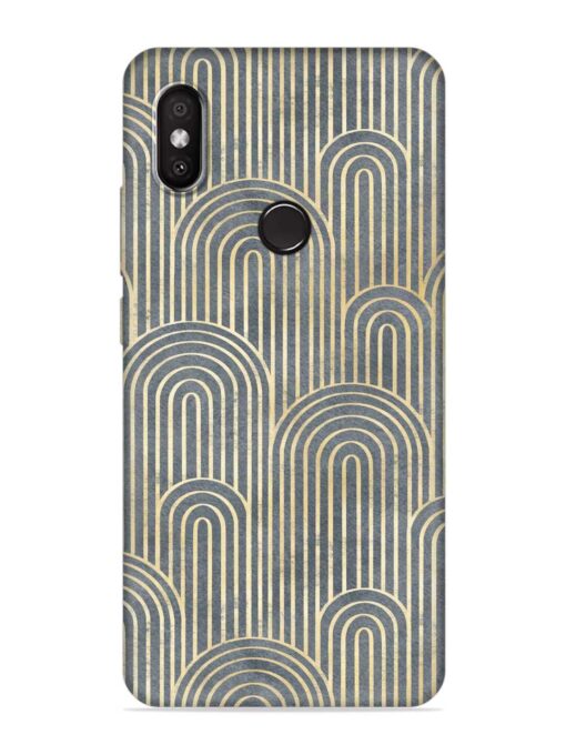 Art Deco Style Embossed Soft Silicone Case for Xiaomi Redmi 6 Pro Zapvi