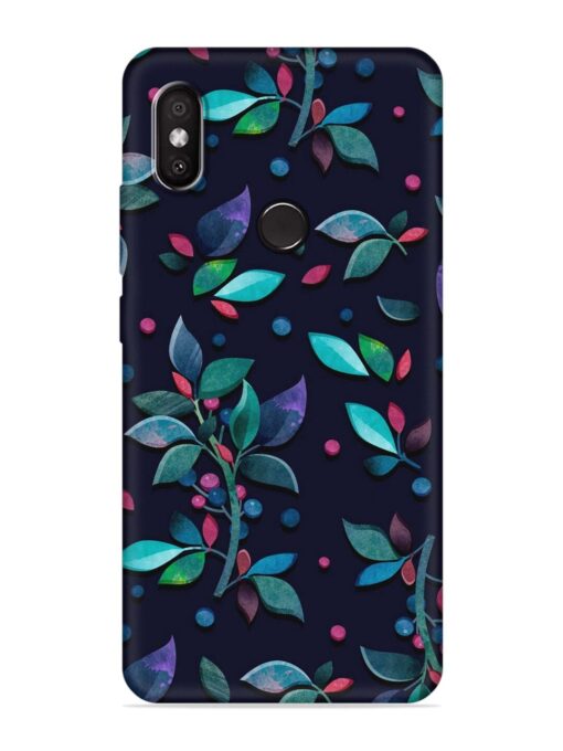 Decorative Watercolor Flower Embossed Soft Silicone Case for Xiaomi Redmi 6 Pro Zapvi