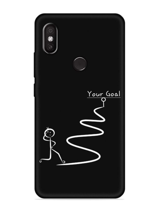 Your Goal Embossed Soft Silicone Case for Xiaomi Redmi 6 Pro Zapvi