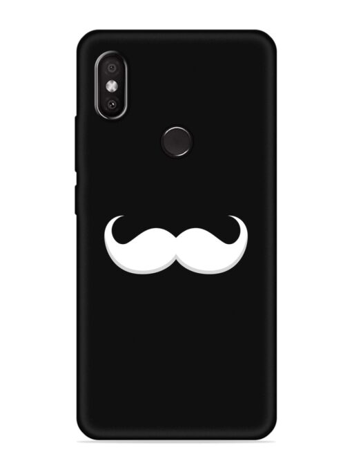 Mustache Vector Embossed Soft Silicone Case for Xiaomi Redmi 6 Pro