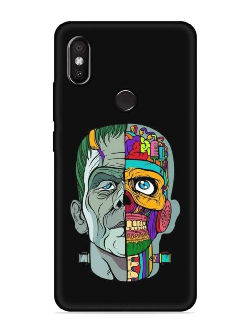 Men Vs Skull Embossed Soft Silicone Case for Xiaomi Redmi 6 Pro Zapvi