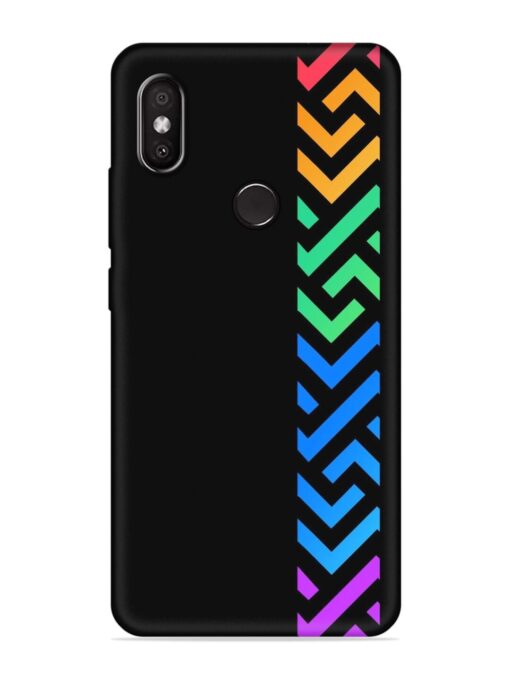 Colorshape Stripes Embossed Soft Silicone Case for Xiaomi Redmi 6 Pro Zapvi