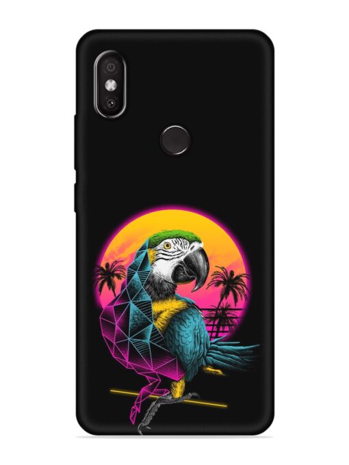 Rad Parrot Embossed Soft Silicone Case for Xiaomi Redmi 6 Pro Zapvi