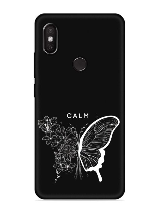 Calm Embossed Soft Silicone Case for Xiaomi Redmi 6 Pro Zapvi