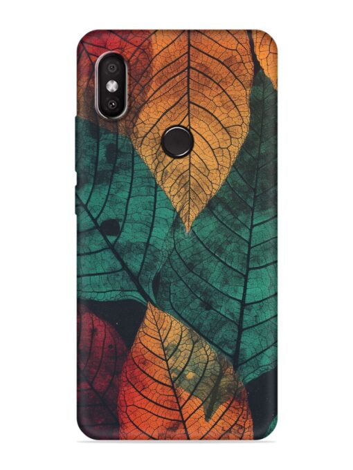 Leaves Artwork Embossed Soft Silicone Case for Xiaomi Redmi 6 Pro Zapvi