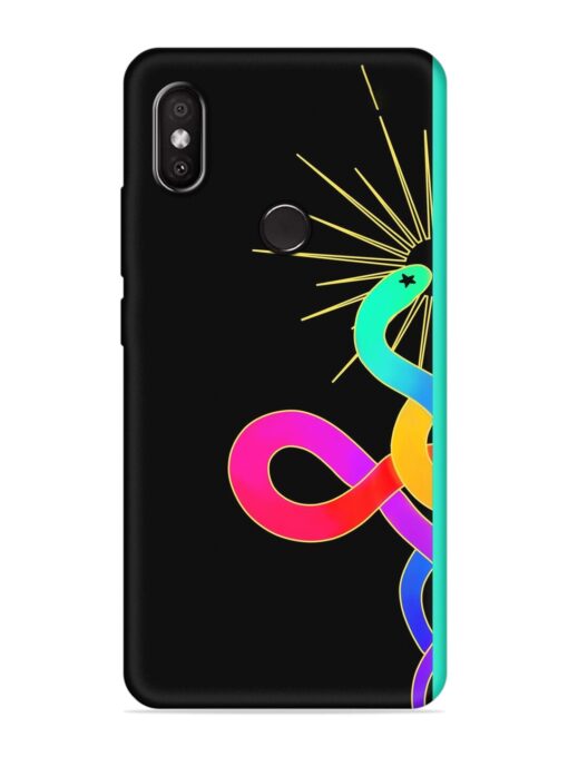 Art Geometric Abstraction Embossed Soft Silicone Case for Xiaomi Redmi 6 Pro Zapvi