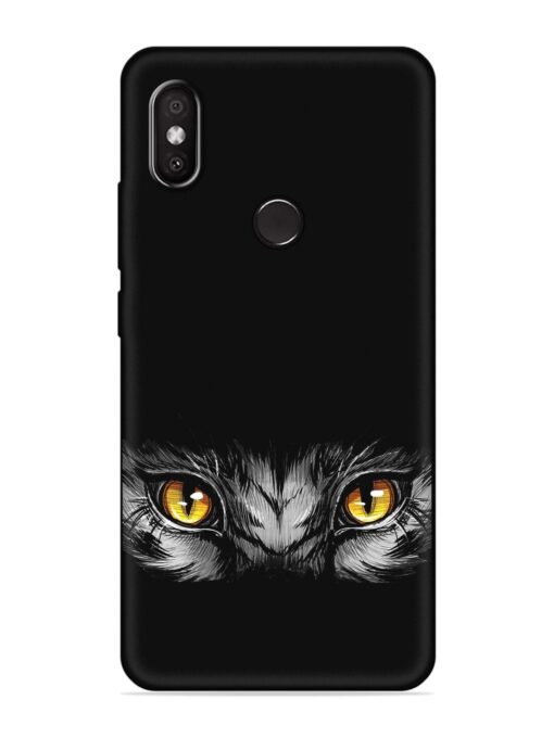 Scary Eye Embossed Soft Silicone Case for Xiaomi Redmi 6 Pro Zapvi