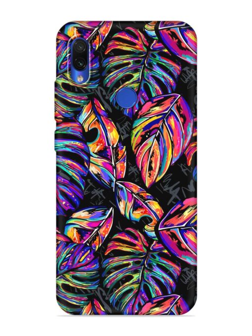 Tropical Seamless Vector Embossed Soft Silicone Case for Xiaomi Redmi 7 Zapvi