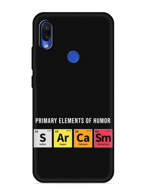 Primary Elements Humor Embossed Soft Silicone Case for Xiaomi Redmi 7 Zapvi