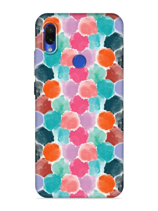 Colorful Seamless Pattern Embossed Soft Silicone Case for Xiaomi Redmi 7