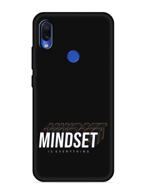 Mindset Everything Slogan Embossed Soft Silicone Case for Xiaomi Redmi 7