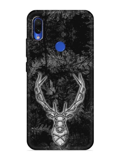 Ancient Deer Embossed Soft Silicone Case for Xiaomi Redmi 7