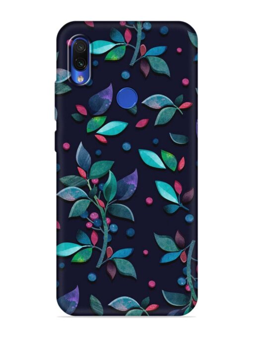 Decorative Watercolor Flower Embossed Soft Silicone Case for Xiaomi Redmi 7 Zapvi