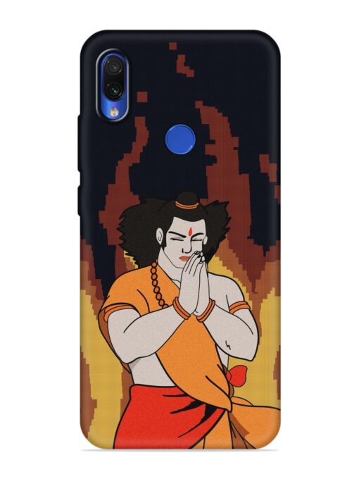 Shree Ram Vector Embossed Soft Silicone Case for Xiaomi Redmi 7 Zapvi