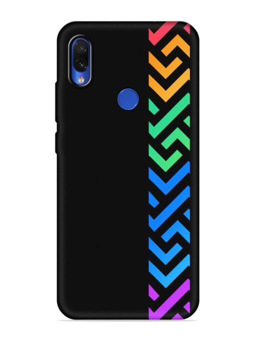 Colorshape Stripes Embossed Soft Silicone Case for Xiaomi Redmi 7