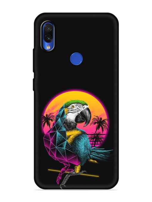 Rad Parrot Embossed Soft Silicone Case for Xiaomi Redmi 7