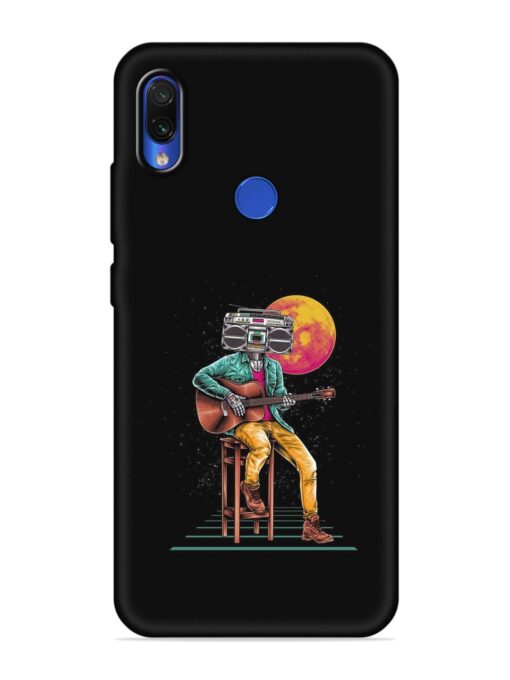 Minimalist Music Embossed Soft Silicone Case for Xiaomi Redmi 7