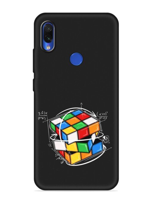 Cubik Vector Embossed Soft Silicone Case for Xiaomi Redmi 7