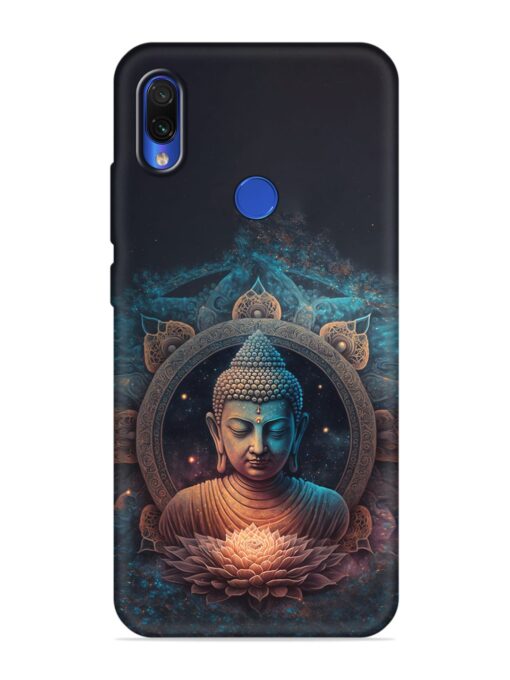 Gautam Buddha Embossed Soft Silicone Case for Xiaomi Redmi 7