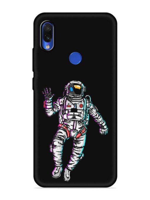 Spaceman Embossed Soft Silicone Case for Xiaomi Redmi 7