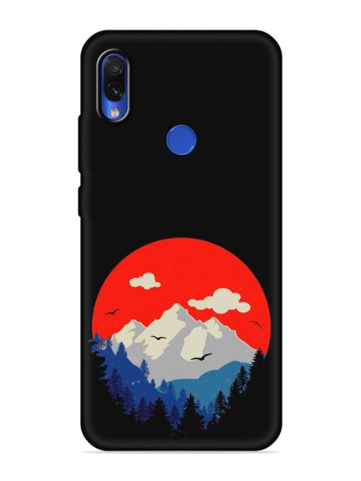 Mountain Abstract Embossed Soft Silicone Case for Xiaomi Redmi 7