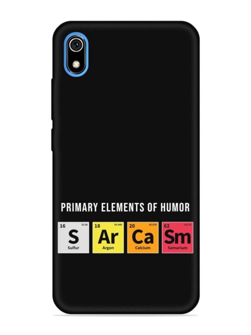 Primary Elements Humor Embossed Soft Silicone Case for Xiaomi Redmi 7A Zapvi