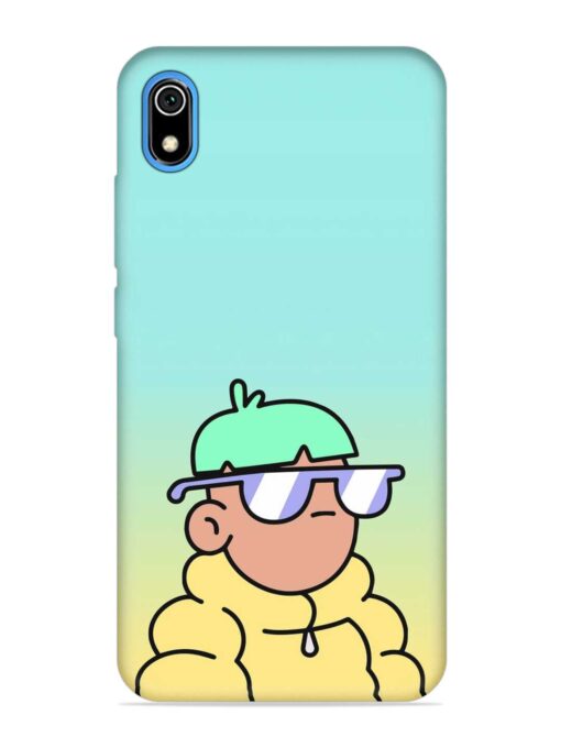 Doodles Cool Character Embossed Soft Silicone Case for Xiaomi Redmi 7A Zapvi