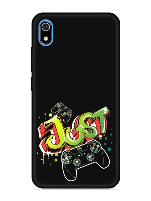 Graffiti Gamepad Illustration Embossed Soft Silicone Case for Xiaomi Redmi 7A Zapvi