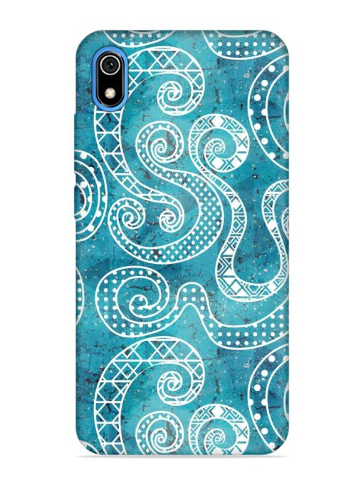 Vintage Curved Seamless Embossed Soft Silicone Case for Xiaomi Redmi 7A Zapvi