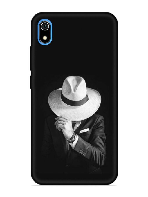 Men Under Hat Embossed Soft Silicone Case for Xiaomi Redmi 7A