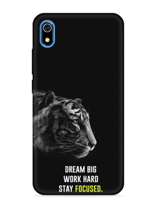 Dream Big Work Hard Embossed Soft Silicone Case for Xiaomi Redmi 7A Zapvi