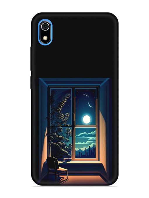 Night View At Window Embossed Soft Silicone Case for Xiaomi Redmi 7A Zapvi