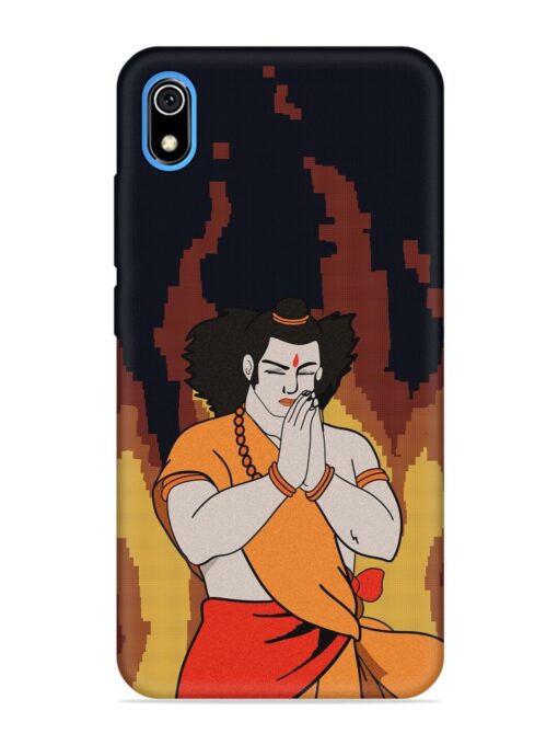 Shree Ram Vector Embossed Soft Silicone Case for Xiaomi Redmi 7A Zapvi