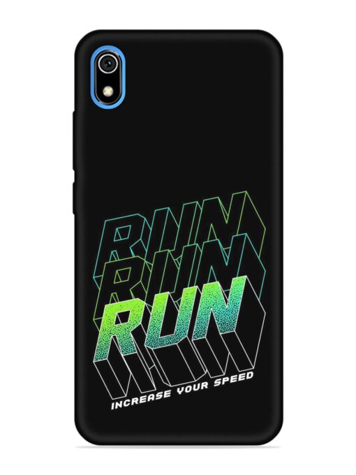 Run Embossed Soft Silicone Case for Xiaomi Redmi 7A Zapvi