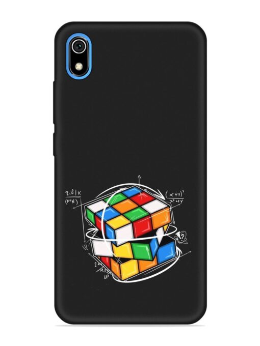 Cubik Vector Embossed Soft Silicone Case for Xiaomi Redmi 7A Zapvi