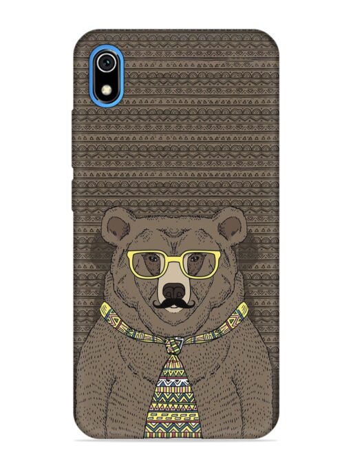 Grizzly Bear Embossed Soft Silicone Case for Xiaomi Redmi 7A Zapvi