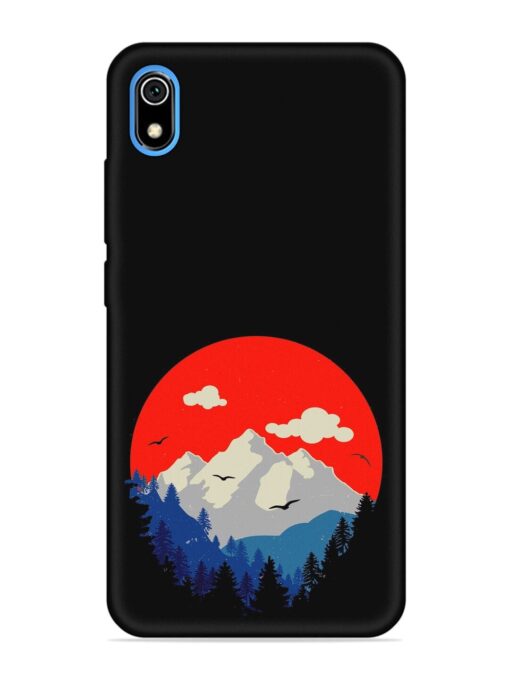 Mountain Abstract Embossed Soft Silicone Case for Xiaomi Redmi 7A Zapvi