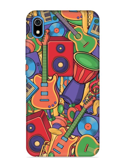 Colorful Music Art Embossed Soft Silicone Case for Xiaomi Redmi 7A Zapvi