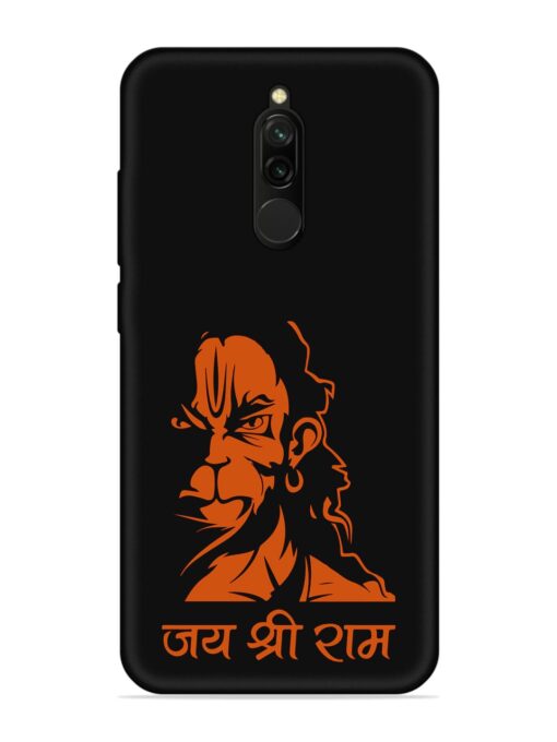 Angry Hanuman Embossed Soft Silicone Case for Xiaomi Redmi 8 Zapvi