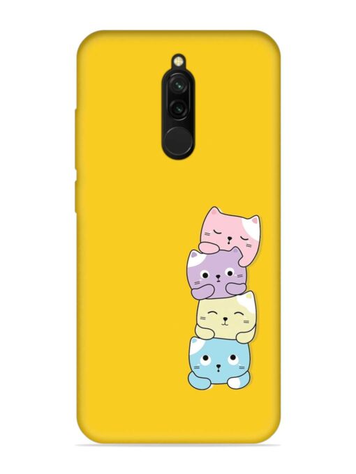 Cartoon Anime Embossed Soft Silicone Case for Xiaomi Redmi 8 Zapvi