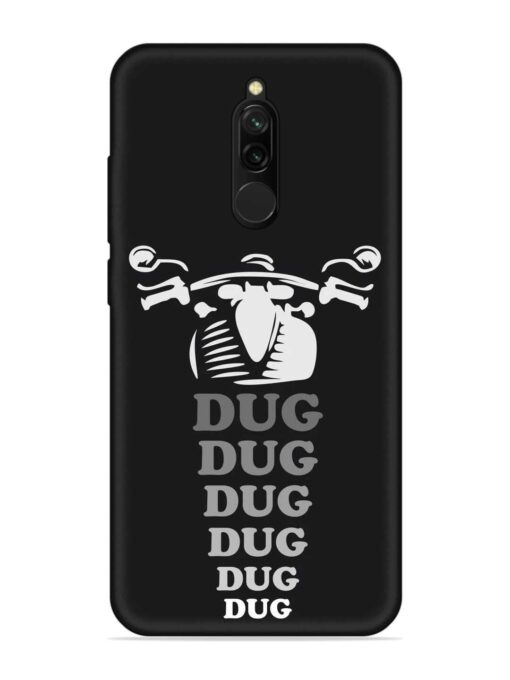 Dug Dug Dug Embossed Soft Silicone Case for Xiaomi Redmi 8 Zapvi