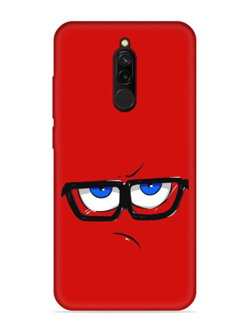 Rad Angry Face Embossed Soft Silicone Case for Xiaomi Redmi 8 Zapvi