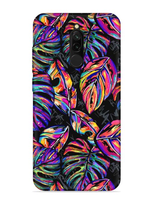 Tropical Seamless Vector Embossed Soft Silicone Case for Xiaomi Redmi 8